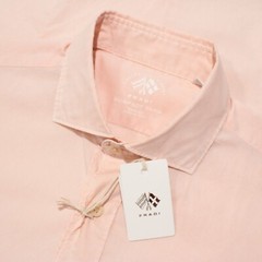 Fradi NWT Dress Shirt Size 39 15.5 in Solid Light Pink 100% Cotton