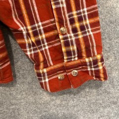 Cakeworth Hocus Pocus Calming Circle Flannel Shirt Adult 3XL Red Plaid Button Up