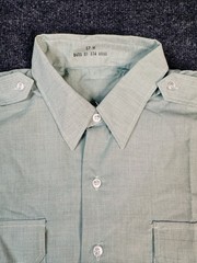 Vintage US Army Short Sleeve Dress Shirt AG-415 17.5” Cold War Era Unissued?