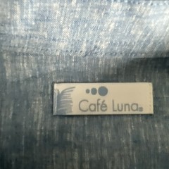 Cafe Luna Men’s Shirt Size XL Linen Blend Button Front Hawaiian Pockets Blue PA3
