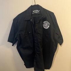 Sons of Anarchy Mens Size XL Button Up T Shirt