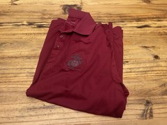 Under Armour Solid Marine Corp USMC Men’s Size Large Golf Polo Shirt Burgundy