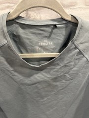 Raw Gear Shirt Men’s L Green LS Vented Tech T Lightweight Gym Poly Rayon