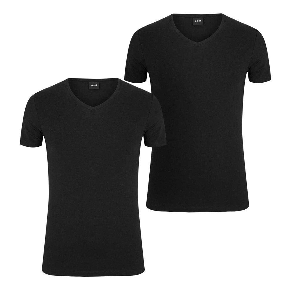 Boss Mens Spirit V Neck Slim T-Shirt (Pack of 2) (GT17944)