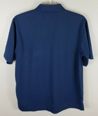 Cubavera Men’s Unknown Size Missing Tag Blue Short Sleeve Polo Shirt