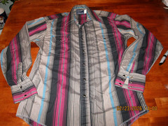 Vintage Wrangler Cowboy Cut Shirt Men 15.5-33 X-Long Tails Pearl Snaps Cowboy up