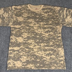 Rothco Mens Digital Camo Tan Camoflauge Hunting Long Sleeve Skater T-Shirt-