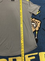 Cuts Clothing T-Shirt Men’s XL Gray AO Curve-Hem Tee Short Sleeve Pyca Pro