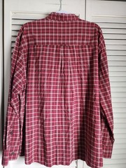 Woolrich Ruby Country Plaid Button Down Shirt Mens XL 100% Cotton Classic Casual