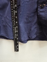 Carhartt FR Force Men’s 2XL Button Down Solid Blue Cyrus One JLL Front Pocket