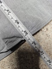 Express 1MX Men’s Solid Gray Long Sleeve Dress Shirt Size L