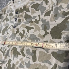 Free Fly Long Sleeve Camo Pullover Henley W Bamboo Fiber Small Shirt
