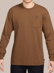 Nike Mens Premium Essentials Long-Sleeve Pocket T-Shirt Heavyweight Sz M / L New