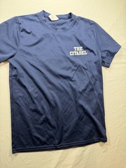 The Citadel Ethics in Action Performance T-Shirt Blue Small Honor Duty Respect