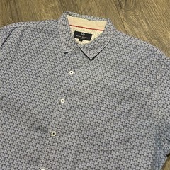 Michael Brandon Short Sleeve Button Down Men’s Shirt Size XL Slim Fit