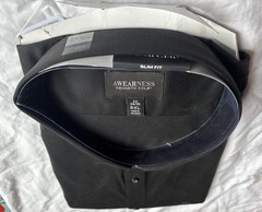 Awareness Kenneth Cole Slim Fit Performance Stretch Non-Iron Shirt Mens Size 5XL
