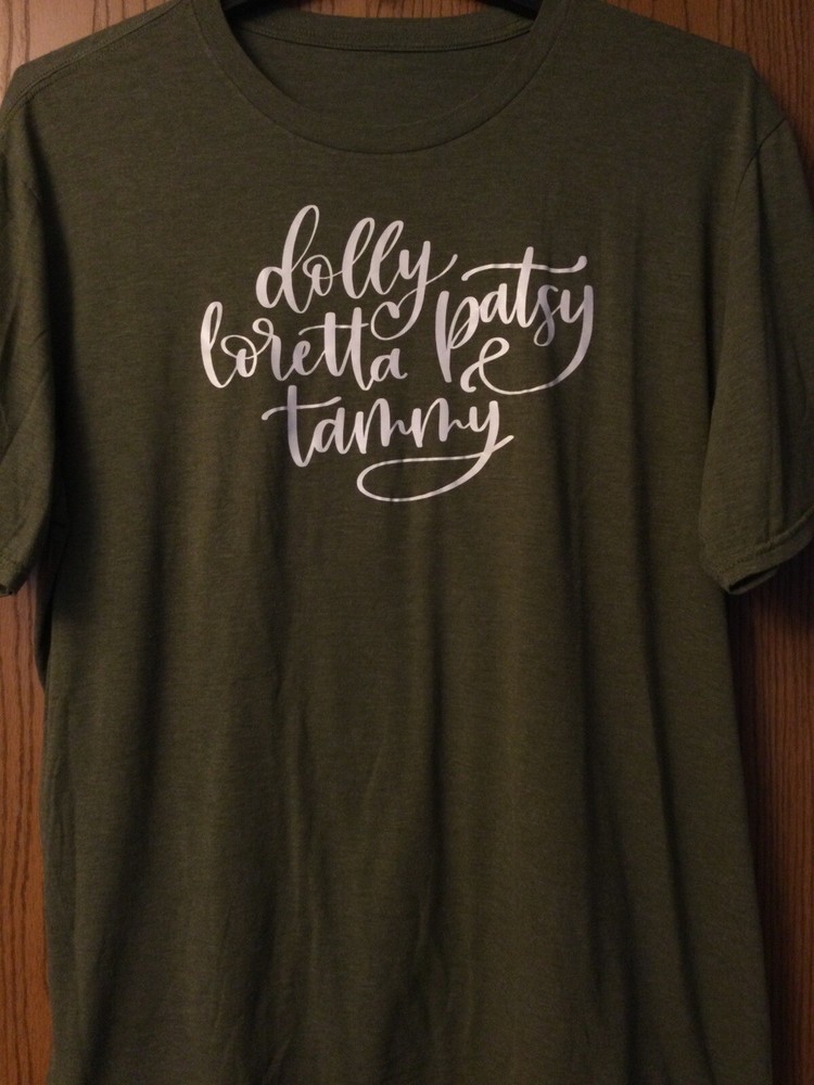 Dolly/Loretta/Patsy/Tammy (Female Country Legends) – Pea Green – No Tag