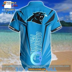 Carolina Football Team Pantherss Funny 3D Hawaiian Shirt Cool Like, Unisex Adul