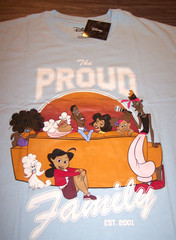 Walt Disney THE PROUD FAMILY Est. 2001 T-shirt MENS LARGE NEW w/ TAG