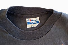 Vintage Big Banana Black Cats Metallic Graphic Single Stitch T Shirt 80s Sz M