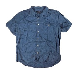 Lucky Brand Classic Fit Blue Chest Pocket S/Sleeve Button Up Shirt Men’s Size XL
