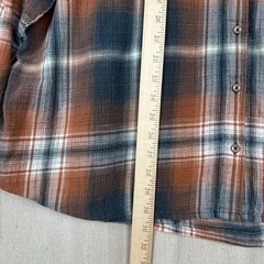 Natural Reflections | Men’s 2X Button-down Shirt Long Sleeve Cotton Plaid