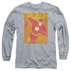 THE FLASH SIMPLE FLASH POST Licensed Men’s Long Sleeve Graphic Tee Shirt SM-3XL