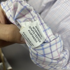 Johnnie-O Performance Button Down Shirt Paddock XXL Bamboo Blend Cooling Tech