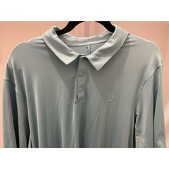 Lululemon Logo Pro Snap Front Performance Short Sleeve Polo XXL Golf Tennis