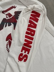 UNITED STATES MARINE CORPS USMC Long Sleeve White T-Shirt – Sz M / Medium – NWT!