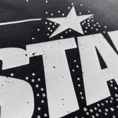 25/SS Hell Studios star rhinestone Logo tee men’s cotton short sleeved T-shirt
