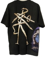 Utopia Screwed Tee Charcoal Gray Graphic T-Shirt Size Large