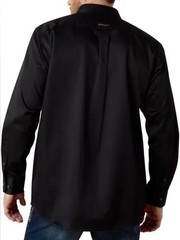 Ariat Cotton Twill Button Down Shirt Black size XXL