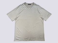 Louis Vuitton LV Monogram Gradient Cotton Crewneck T-Shirt Beige Size L