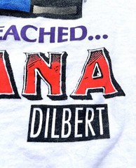 Vintage Dilbert Nerd Tech Nirvana Comics Retro 90s T Shirt Size XL Single Stitch