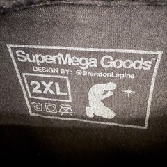 SuperMega Goods Brandon Lepine Couch Goblins Graphic T-Shirt Black Mens 2XL