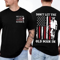Vintage Don T Let The Old Man In T-Shirt Mens Graphic Tee Toby Keith Fan Gift