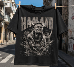 Erling Haaland Shirt, Vintage Football Graphic Unisex Tee, Soccer Fan Gift