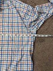 Peter Millar Men’s XL Checkered Multicolor Button Down Cotton/Nylon/Spandex