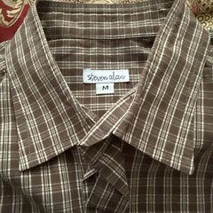Steven Alan Reverse Seam Shirt – Medium – New – Made USA – Rare New Old Stock