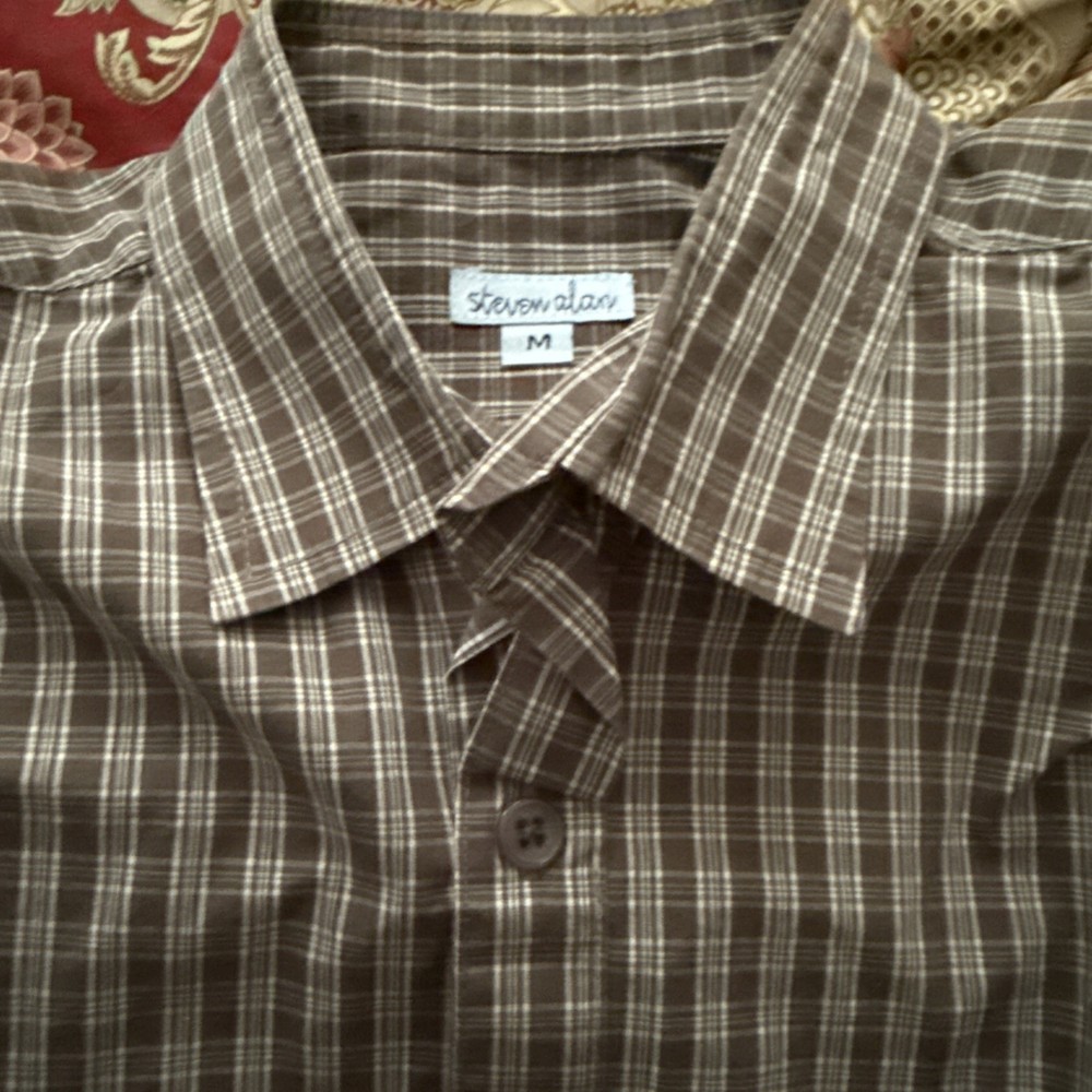 Steven Alan Reverse Seam Shirt – Medium – New – Made USA – Rare New Old Stock