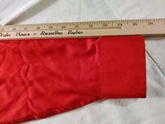 Chaps Red Cotton Polyester Twill Long Sleeve Classic Fit Dress Shirt L VTG NWOT