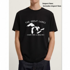 Limited Edition Great Lakes Shark Design Unisex Vintage T-Shirt