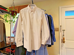 Brooks Brothers 16 34 Regent Button Down Shirt OFF WHITE NEVER WORN