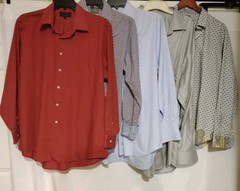 Lot of 5 Button Down Shirts Men’s Long Sleeve Mixed Brand/Sizes in Description