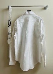 Authentic Louis Vuitton Cartoon Alien Graphic Button Down Shirt and Tie Size L