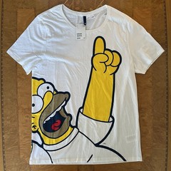 H&M The Simpsons Homer Vintage T Shirt Size Med