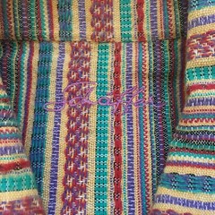 Schaffer Germany Varied Stitching Textured Woven Shirt XL(?) Southwestern Aztec