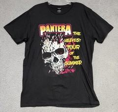 Hanes Pantera The Heaviest Tour Of The Summer t-shirt Mens Large “misprint”