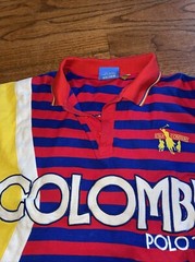 Colombia #15 XXL Sports Star Company Polo Team Shirt Mens 2XL Street wear EUC